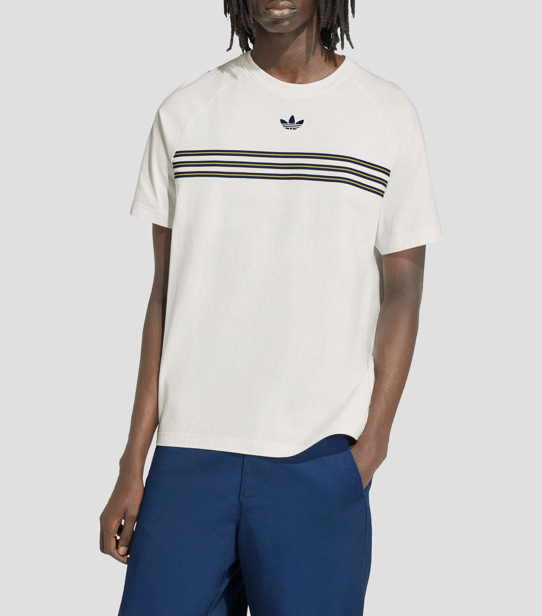 Playera cuello redondo manga corta lisa Hombre